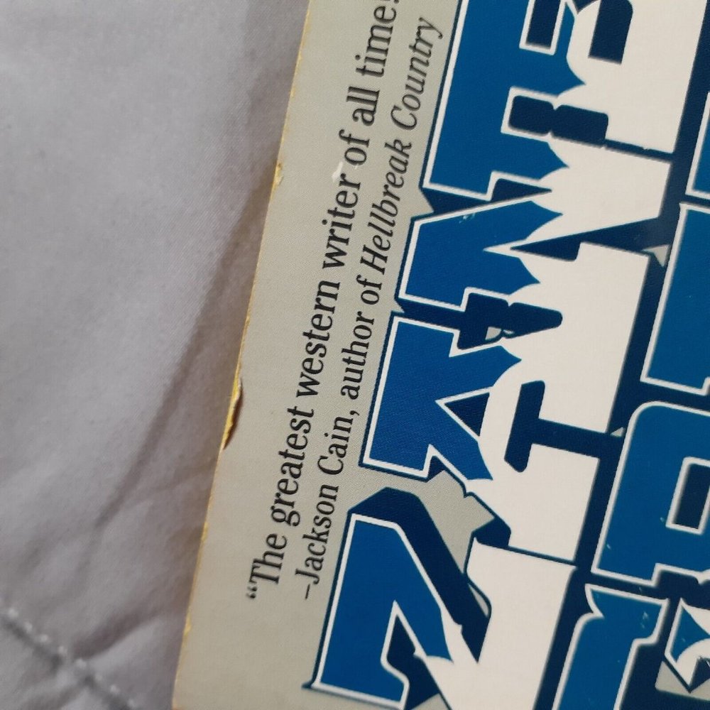 The Last Of The Plainsmen By Zane Grey Vintage 1994 Paperback Book - Picture 6 of 13